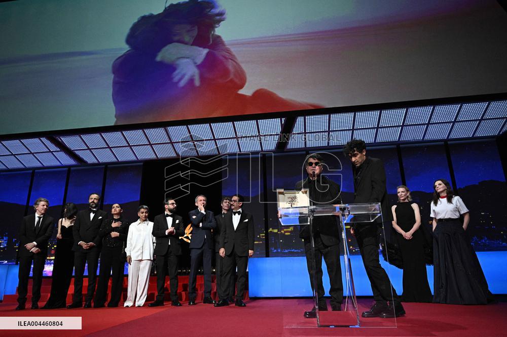 Cannes - Palme d'Or Winner Jafar Panahi