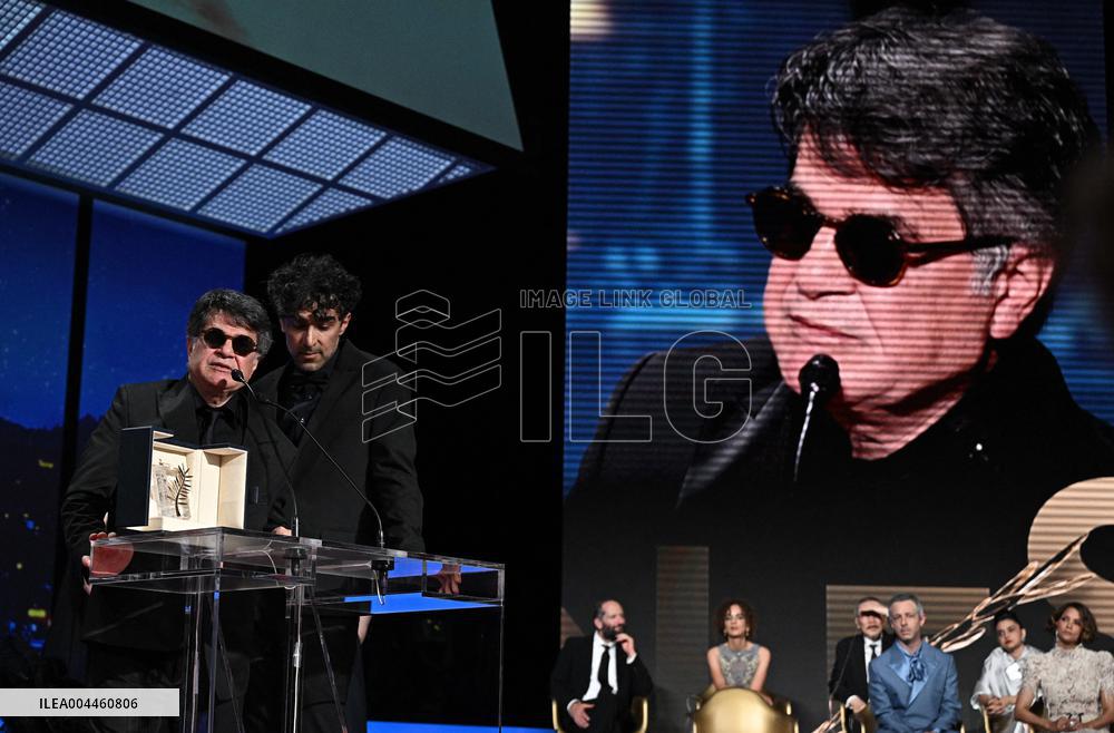 Cannes - Palme d'Or Winner Jafar Panahi