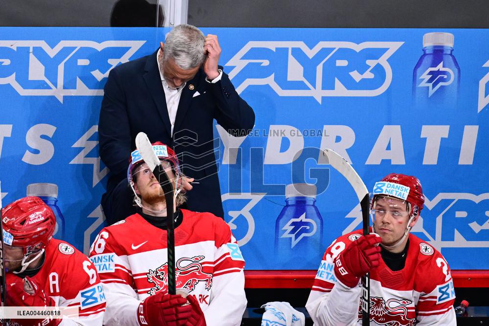 ICE HOCKEY WC SEMI FINAL SWITZERLAND-DENMARK