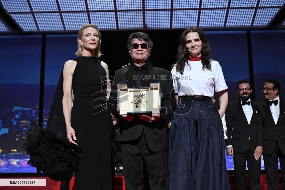Cannes - Palme d'Or Winner Jafar Panahi