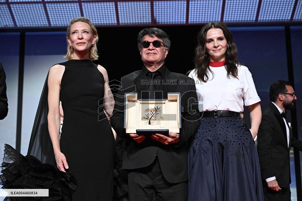 Cannes - Palme d'Or Winner Jafar Panahi