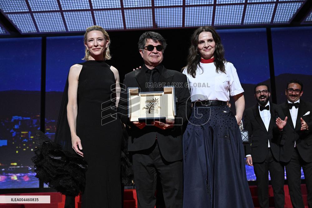 Cannes - Palme d'Or Winner Jafar Panahi