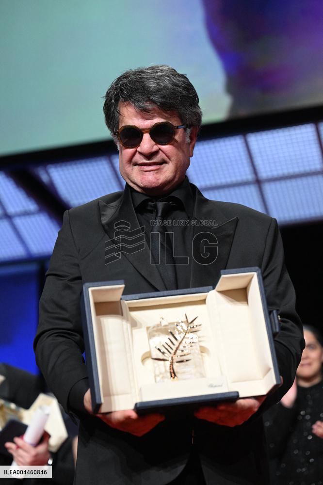 Cannes - Palme d'Or Winner Jafar Panahi