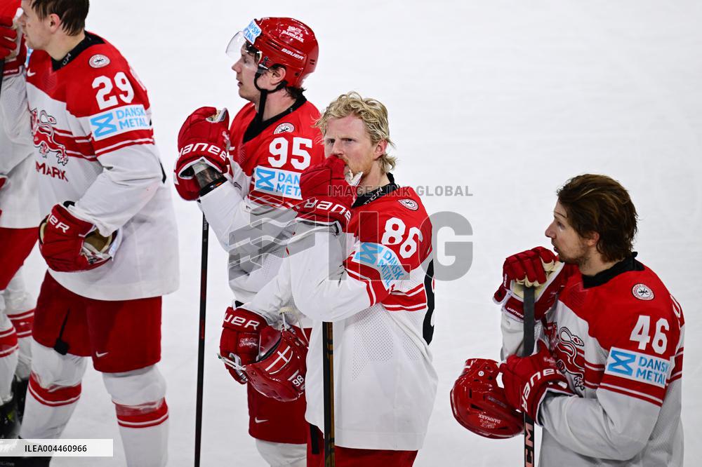 ICE HOCKEY WC SEMI FINAL SWITZERLAND-DENMARK