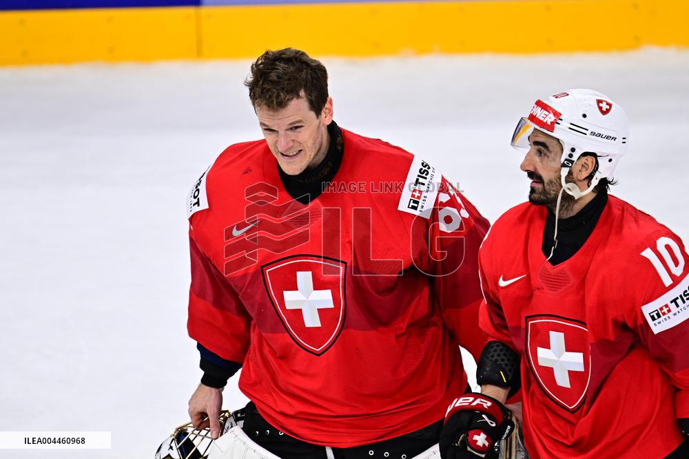 ICE HOCKEY WC SEMI FINAL SWITZERLAND-DENMARK