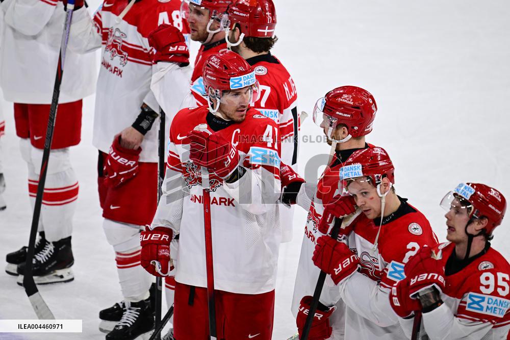 ICE HOCKEY WC SEMI FINAL SWITZERLAND-DENMARK