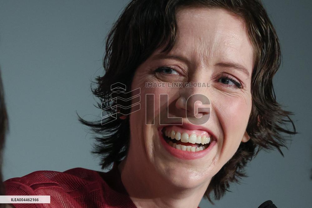 CANNES : "Colours Of Time" (La Venue de l'avenir) Press Conference - The 78th Annual Cannes Film Festival