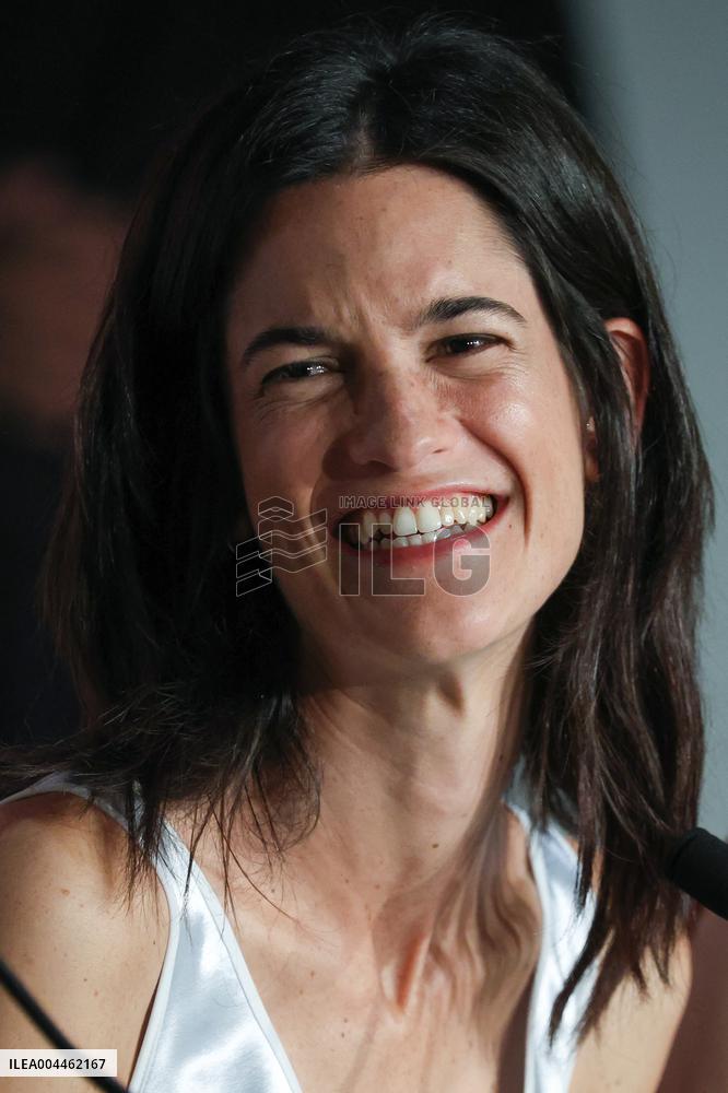 CANNES : "Colours Of Time" (La Venue de l'avenir) Press Conference - The 78th Annual Cannes Film Festival