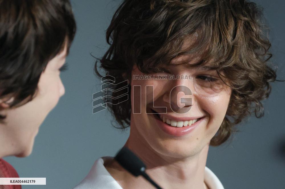 CANNES : "Colours Of Time" (La Venue de l'avenir) Press Conference - The 78th Annual Cannes Film Festival