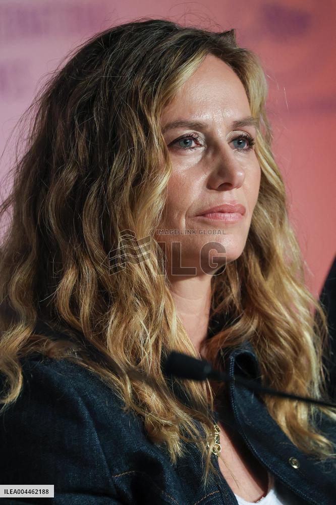 CANNES : "Colours Of Time" (La Venue de l'avenir) Press Conference - The 78th Annual Cannes Film Festival