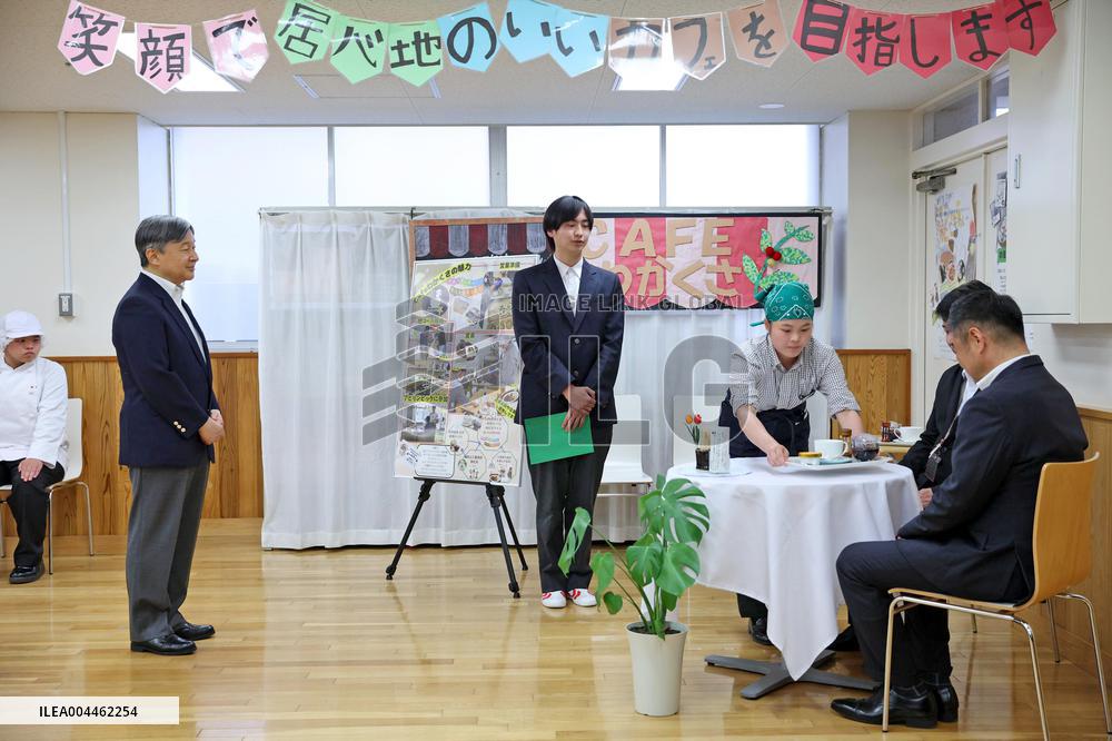 Emperor visits Saitama Prefecture