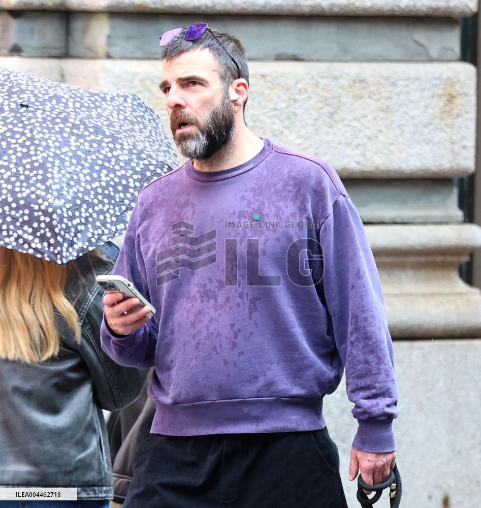 Zachary Quinto Out in NYC