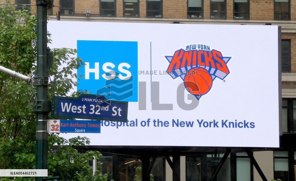 NYC and Department of Transportation honoring New York Knicks