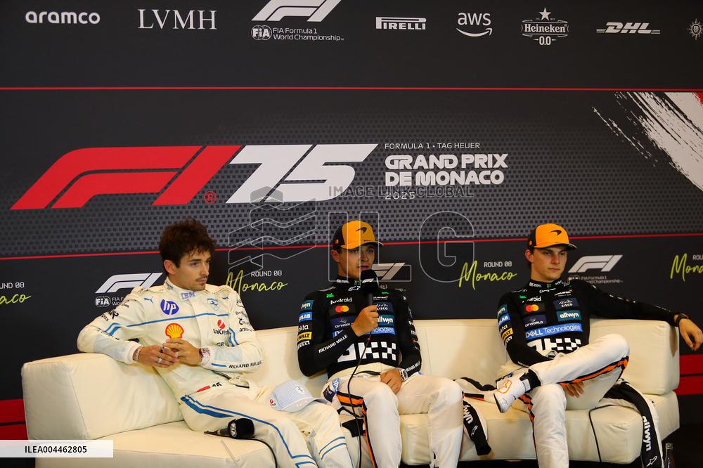 MOTORI - Formula 1 - TAG Heuer Grand Prix de Monaco 2025 - Pranctice 3 and Qualifying