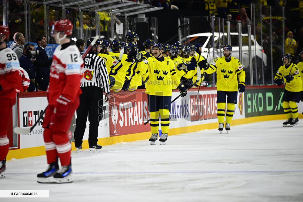 ICE HOCKEY WC BRONZE MEDAL SWEDEN-DENMARK