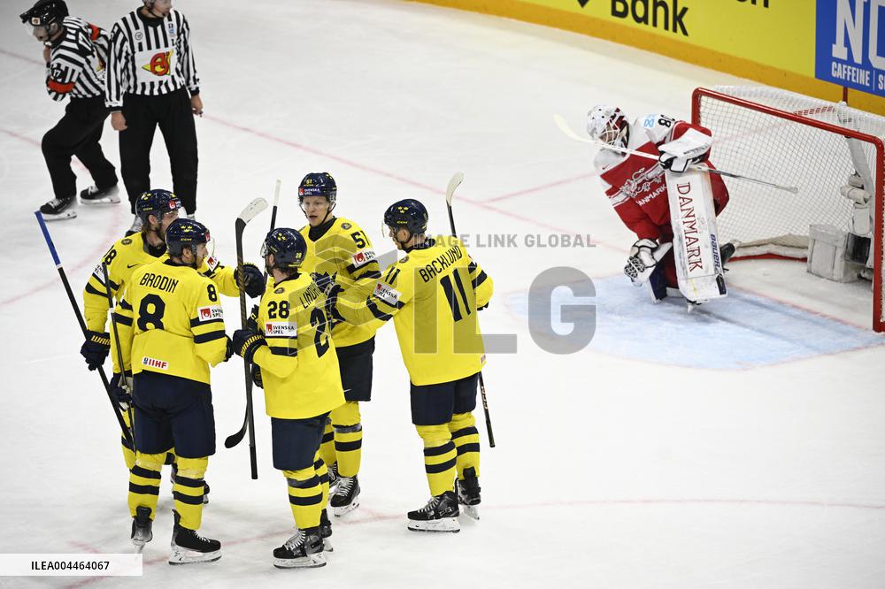 ICE HOCKEY WC BRONZE MEDAL SWEDEN-DENMARK