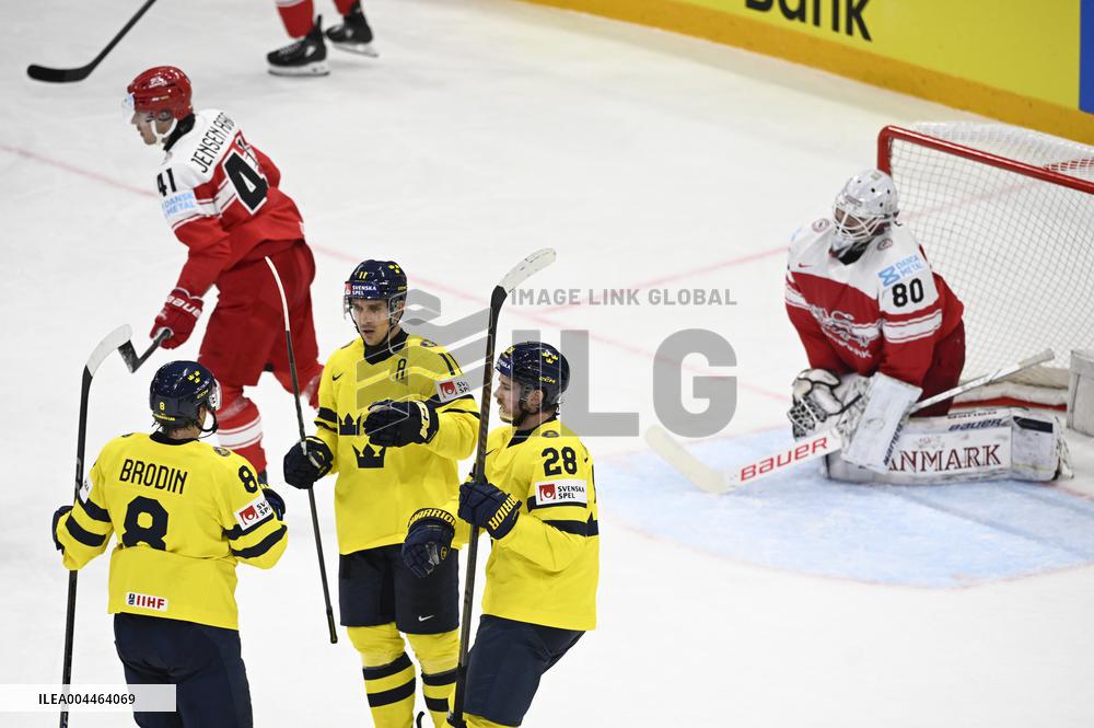 ICE HOCKEY WC BRONZE MEDAL SWEDEN-DENMARK