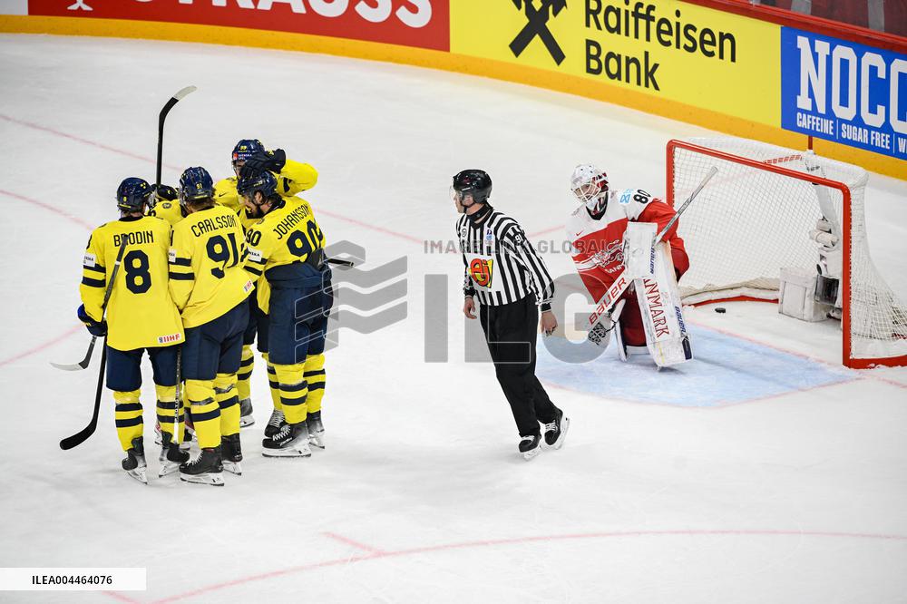 ICE HOCKEY WC BRONZE MEDAL SWEDEN-DENMARK