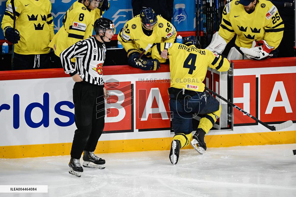 ICE HOCKEY WC BRONZE MEDAL SWEDEN-DENMARK