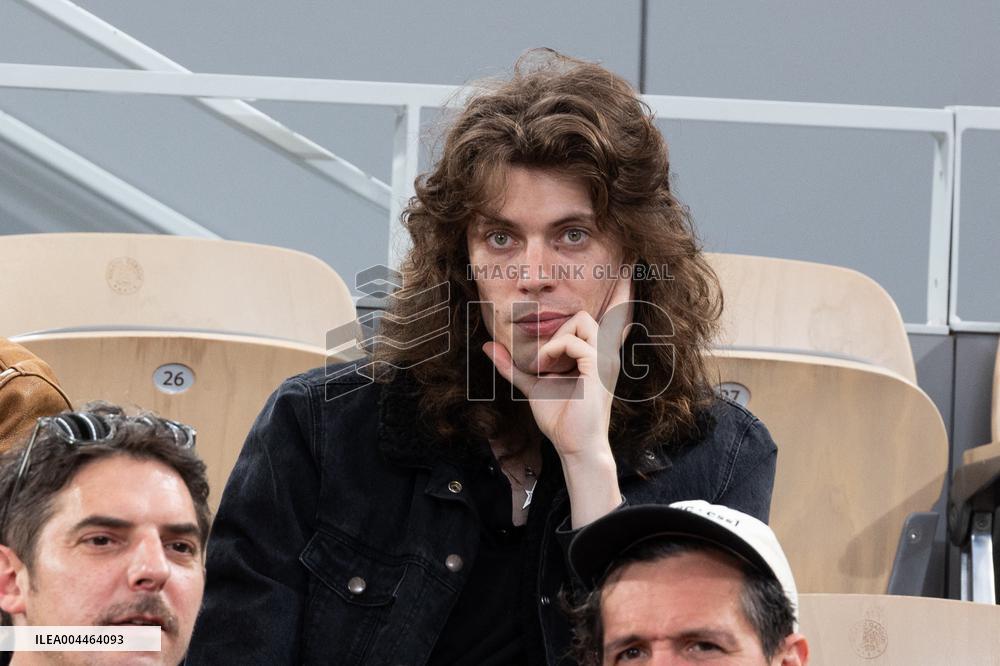 2025 French Open - Celebritie In Stand - Day 1 NB