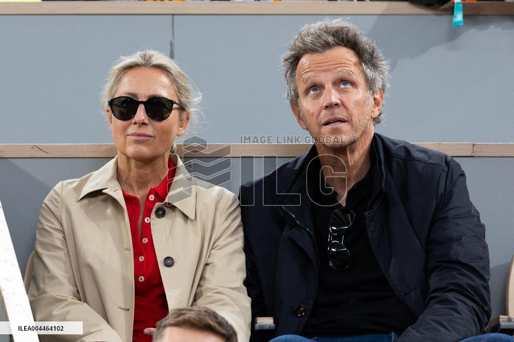 2025 French Open - Celebritie In Stand - Day 1 NB