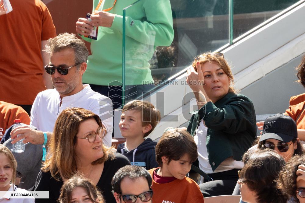 2025 French Open - Celebritie In Stand - Day 1 NB