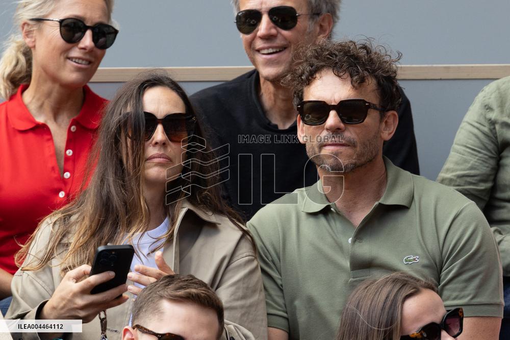 2025 French Open - Celebritie In Stand - Day 1 NB