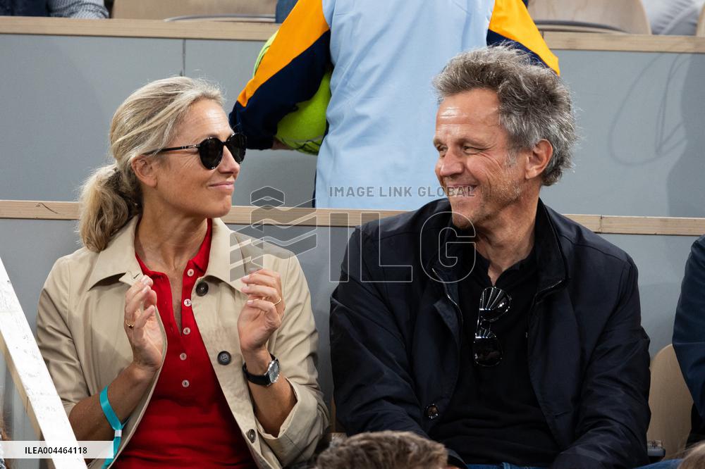 2025 French Open - Celebritie In Stand - Day 1 NB