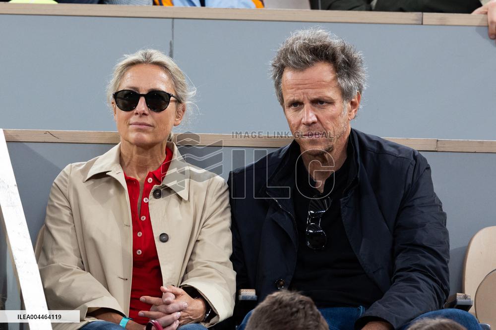2025 French Open - Celebritie In Stand - Day 1 NB