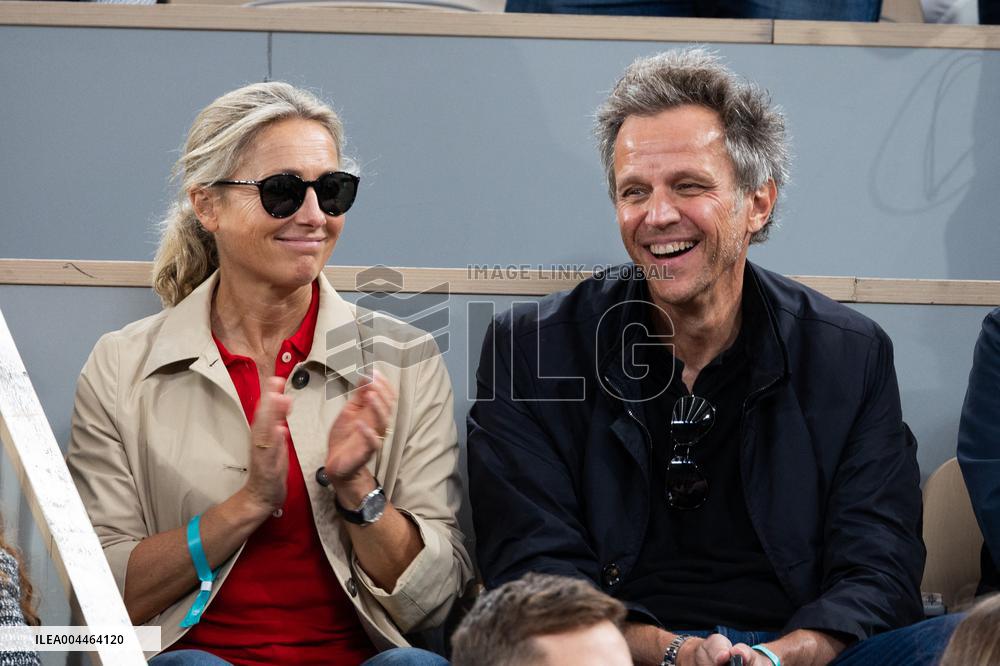 2025 French Open - Celebritie In Stand - Day 1 NB