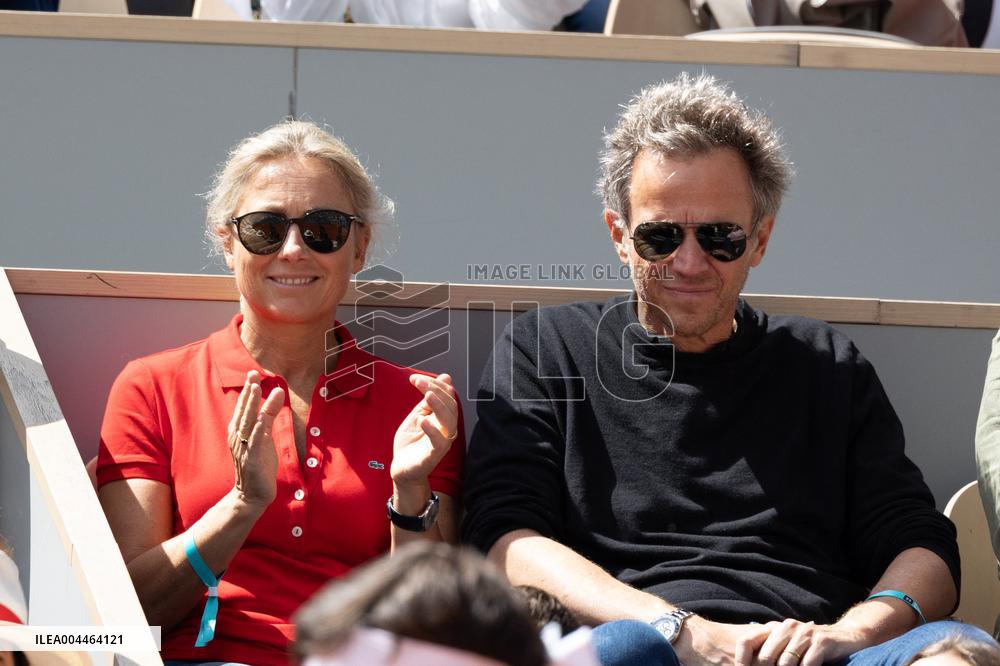 2025 French Open - Celebritie In Stand - Day 1 NB