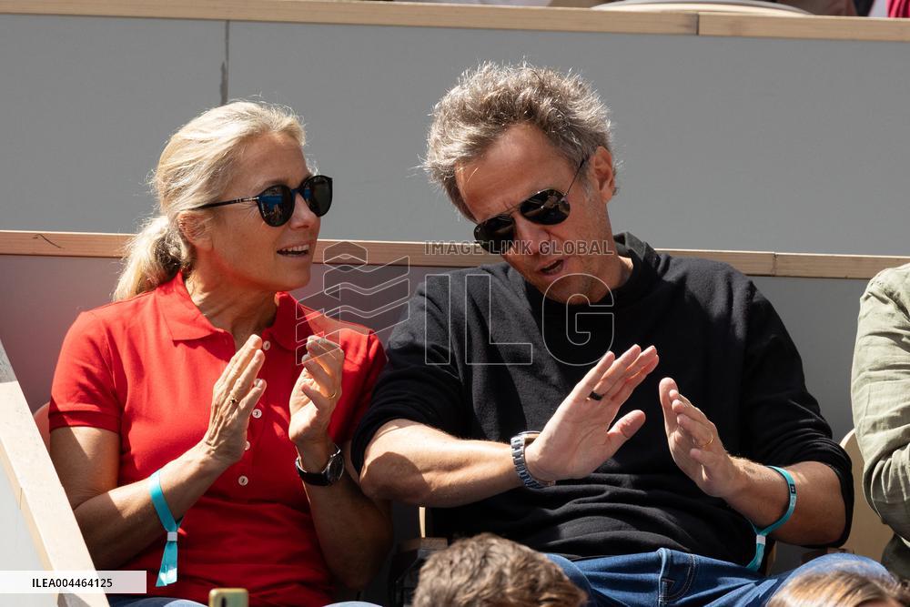 2025 French Open - Celebritie In Stand - Day 1 NB