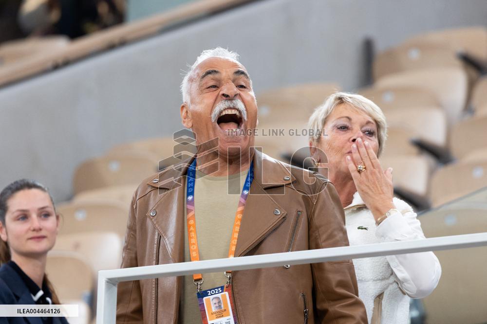 2025 French Open - Celebritie In Stand - Day 1 NB
