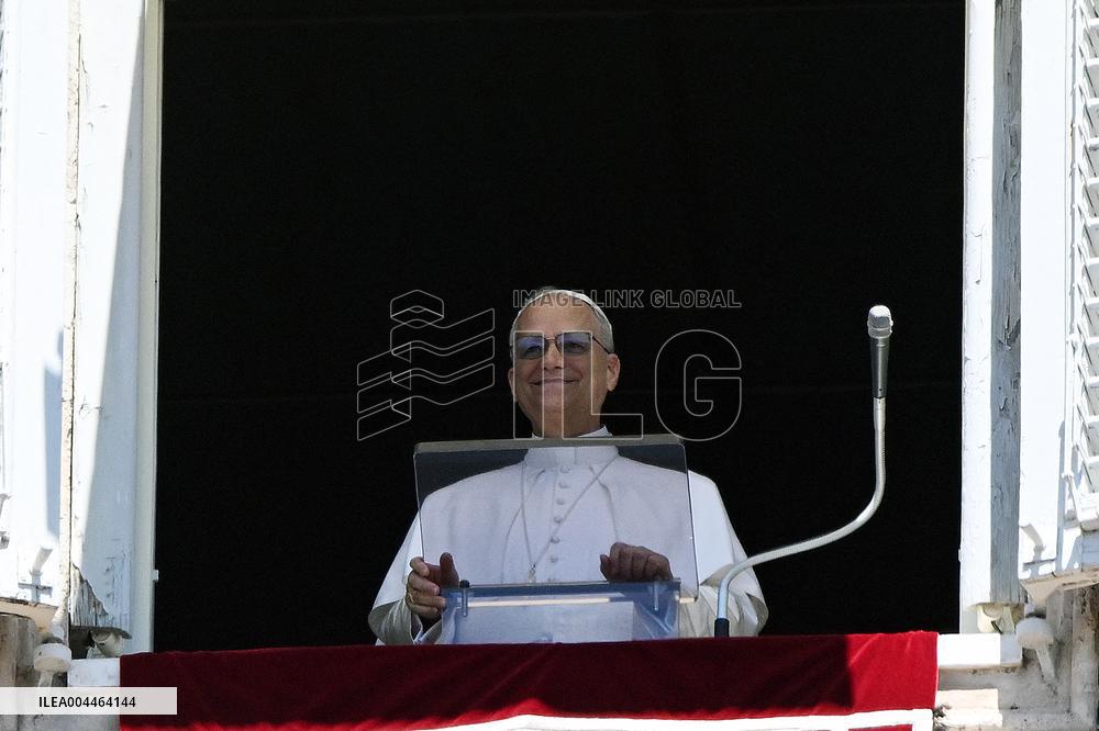 Pope Leo XIV Delivers His Blessing To The Faithful - Vatican