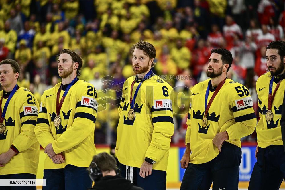 ICE HOCKEY WC BRONZE MEDAL SWEDEN-DENMARK