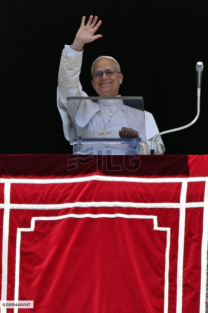 Pope Leo XIV Delivers His Blessing To The Faithful - Vatican