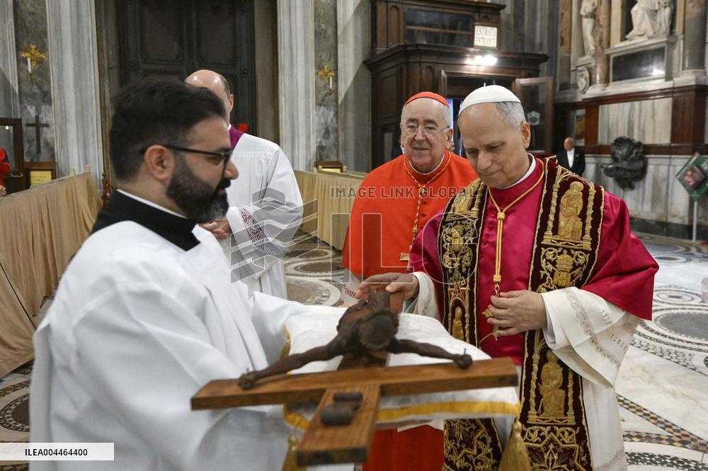 Pope Leo XIV Visits Basilica of St. Mary Major - Rome