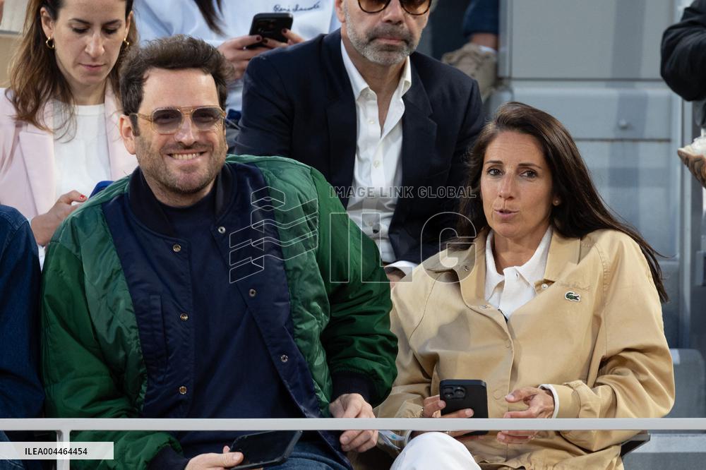 2025 French Open - Celebrities In Stand Day 1 NB