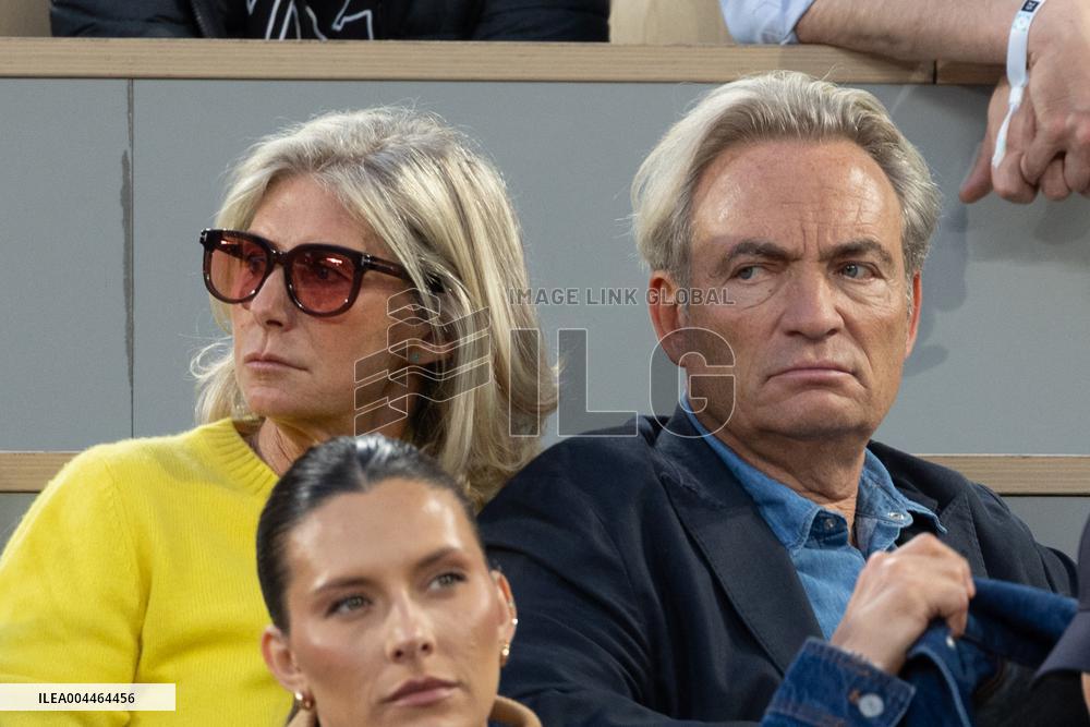 2025 French Open - Celebrities In Stand Day 1 NB