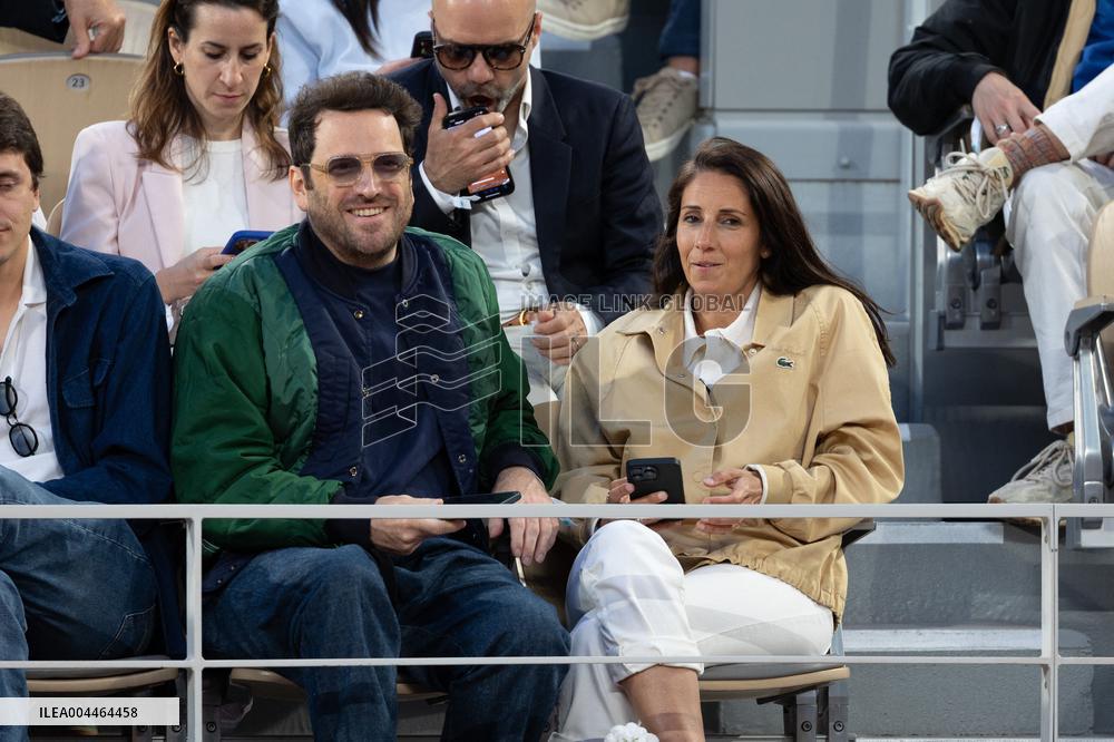 2025 French Open - Celebrities In Stand Day 1 NB