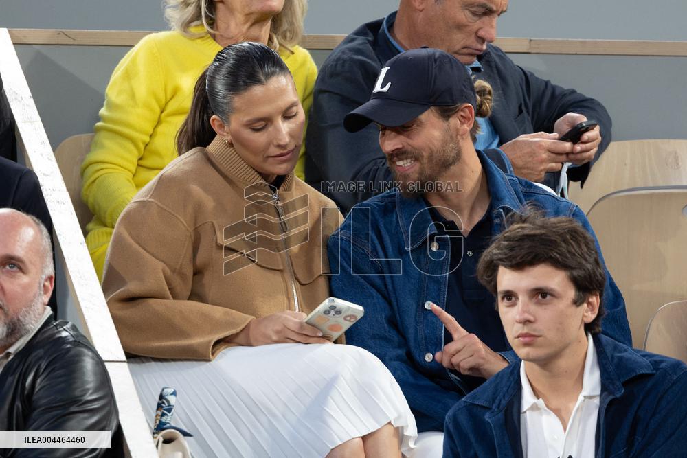 2025 French Open - Celebrities In Stand Day 1 NB