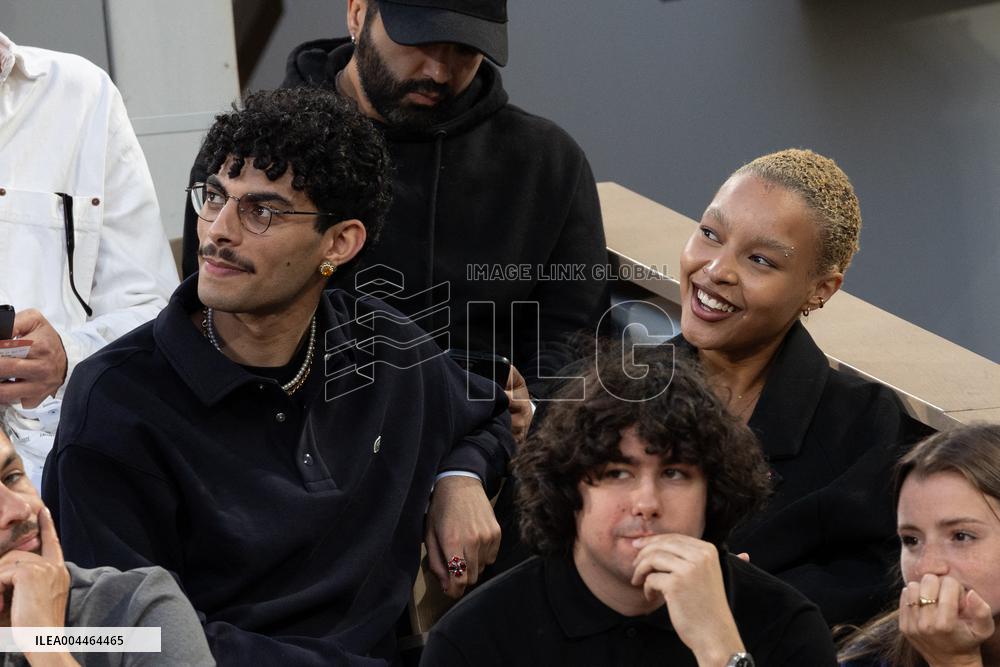 2025 French Open - Celebrities In Stand Day 1 NB