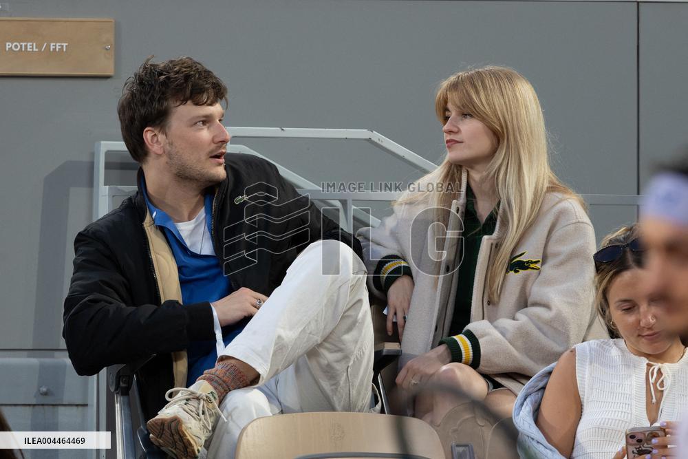 2025 French Open - Celebrities In Stand Day 1 NB