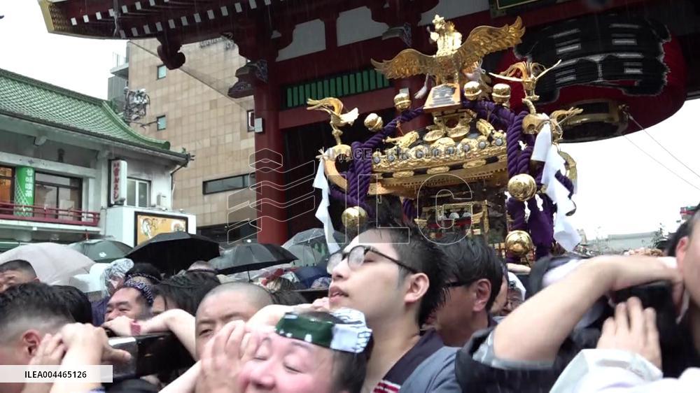 Sanja festival in Tokyo's Asakusa