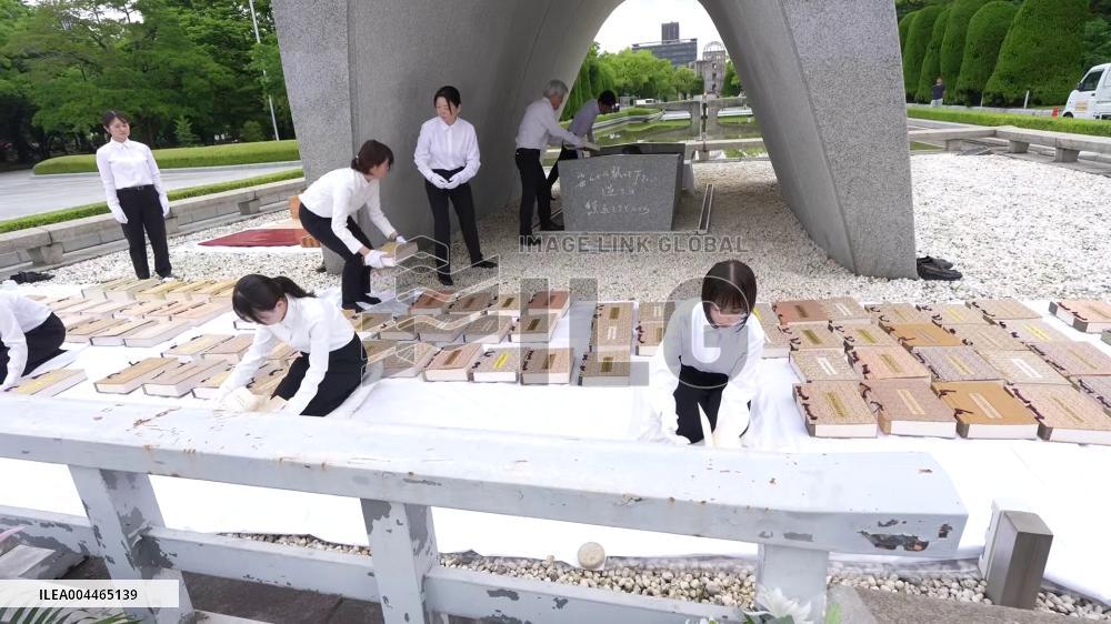 Airing of Hiroshima A-bomb victims list