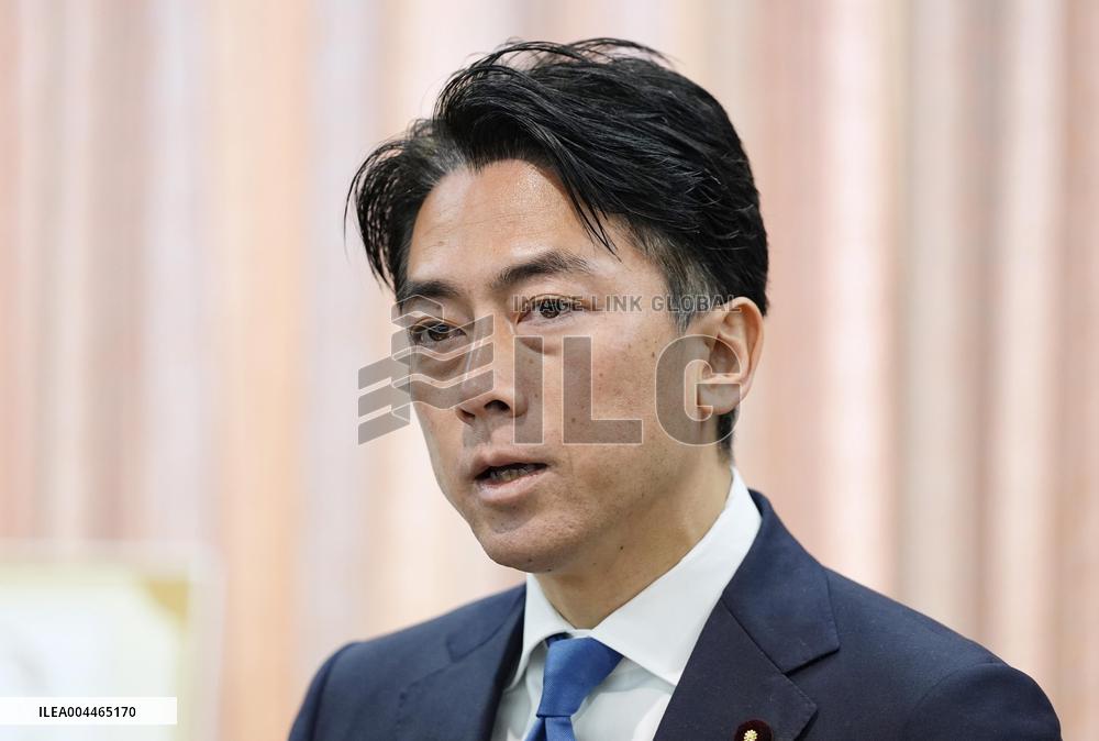 CORRECTED: Japan's new farm minister Koizumi