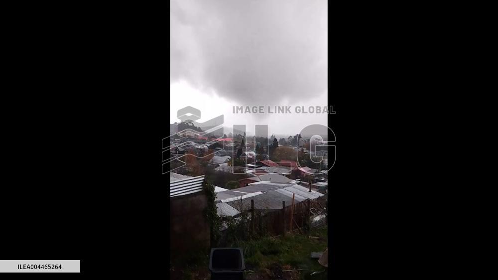 Chile: Powerful Tornado Rips Through Southern City of Puerto Varas, Damages Buildings