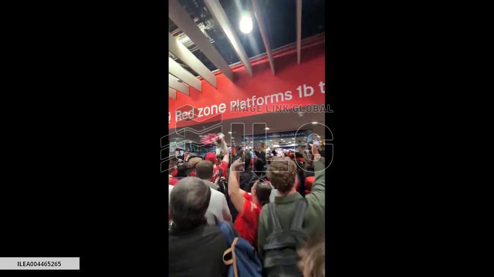 UK: Stations Overcrowded as Fans Flock to Liverpool for Premier League Parade 2