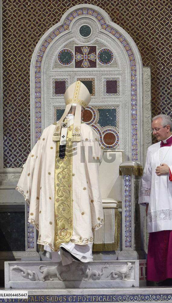 Pope Leo XIV Leads Mass At St. John Lateran Basilica - Rome