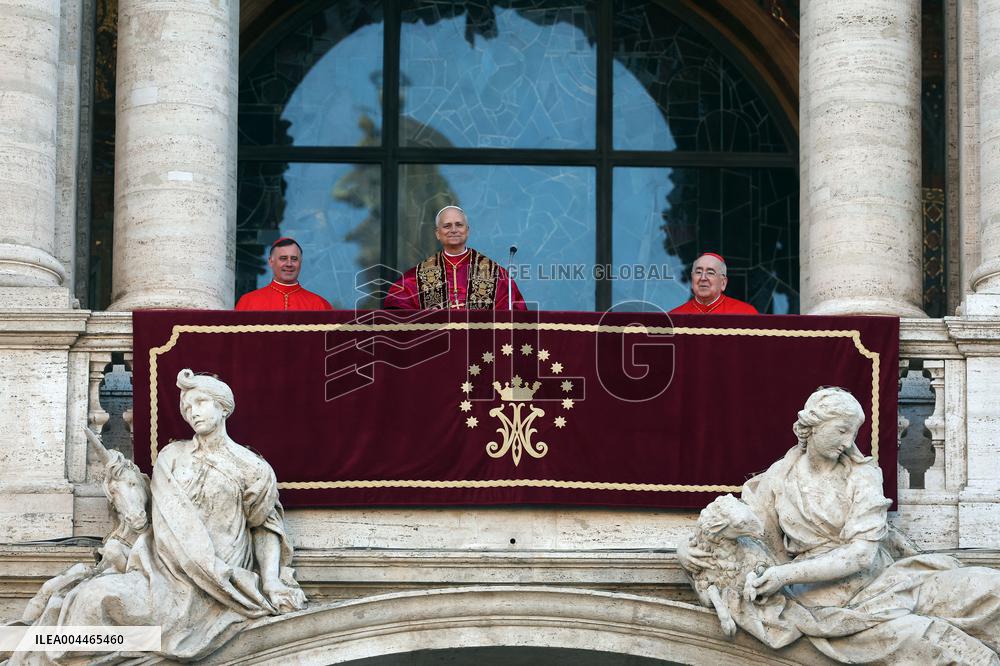 Pope Leo XIV Visits Basilica of St. Mary Major - Rome